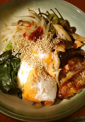 冷蔵庫の残り物でビビンバ-レシピのメイン写真
