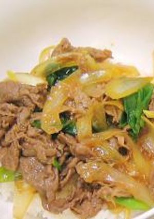 やっぱ、これでしょ　牛丼-レシピのメイン写真