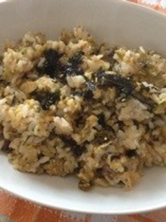 チーズ入り☆辛子高菜チャーハン♪-レシピのメイン写真