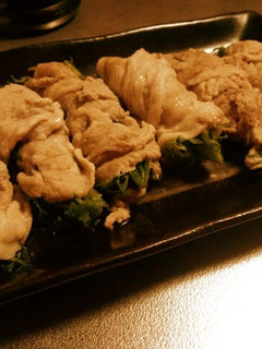 ワサビ菜の豚肉巻き-レシピのメイン写真