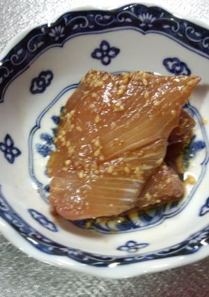 いなだの刺身のごま漬け-レシピのメイン写真