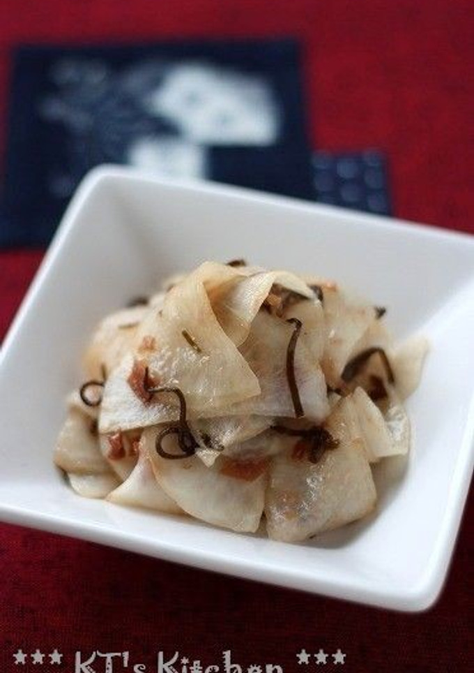 大根と塩こんぶの梅和え-レシピのメイン写真