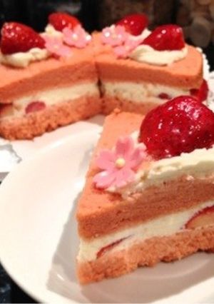 ひな祭り♡苺のショートケーキ-レシピのメイン写真