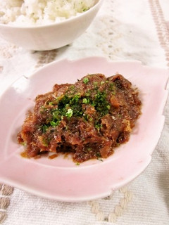 だしがら鰹節でエコ♡混ぜるだけ佃煮風梅鰹-レシピのメイン写真