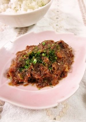 だしがら鰹節でエコ♡混ぜるだけ佃煮風梅鰹-レシピのメイン写真