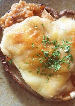 簡単めちゃうま！しいたけ柚子味噌焼き♪-レシピのメイン写真