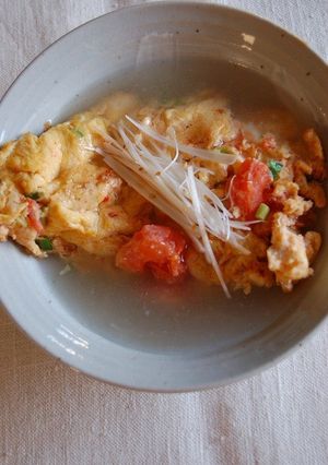 あっさりトマトのかに玉風-レシピのメイン写真