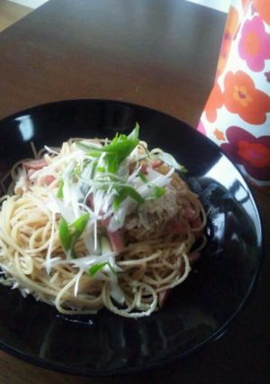 柚子胡椒香るえのきカッテージチーズパスタ-レシピのメイン写真