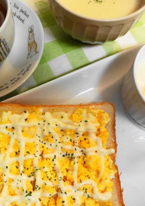 *朝食に*簡単*卵パン*-レシピのメイン写真
