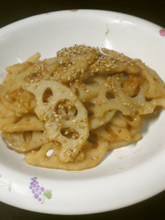 れんこんの味噌きんぴら-レシピのメイン写真