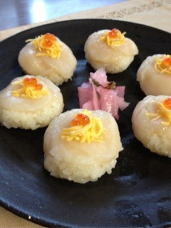 お花みたいな手毬寿司-レシピのメイン写真