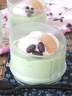 ホワイトチョコと抹茶のムース-レシピのメイン写真