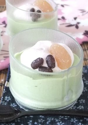 ホワイトチョコと抹茶のムース-レシピのメイン写真
