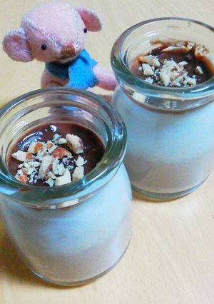 牛乳消費☆チョコバナナかん-レシピのメイン写真