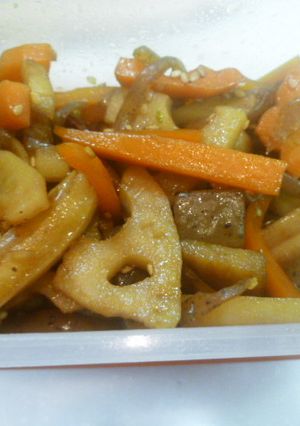 野菜室消費ＤＥきんぴら☆-レシピのメイン写真