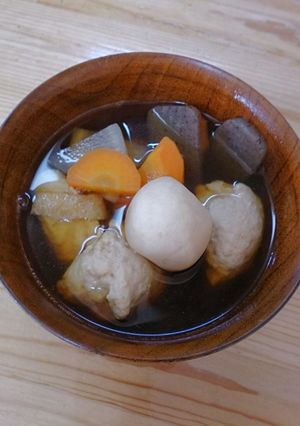 健康的(^.^)☆鳥団子➕けんちん汁♬-レシピのメイン写真