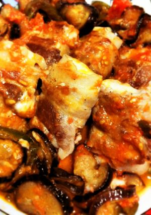 豚バラ肉チーズ巻き★トマトソース-レシピのメイン写真