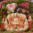 お誕生日にケーキのキャラ弁☆