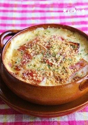 簡単ホワイトソースの卵かけご飯ドリア☆-レシピのメイン写真