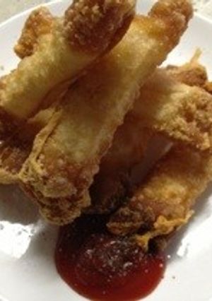シンプル♫餃子の皮とチーズだけ。-レシピのメイン写真