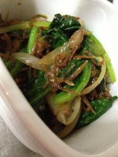 いかなごとほうれん草の和え物-レシピのメイン写真