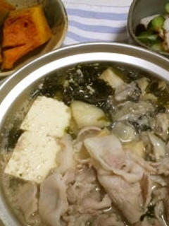 豚と牡蠣のあっさり鍋-レシピのメイン写真