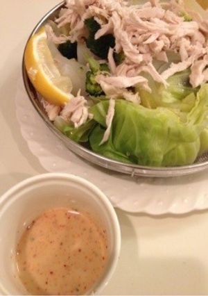 温野菜に！セブンの野菜スティックソース風-レシピのメイン写真