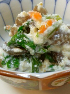 塩麹で作るほうれん草の白和え-レシピのメイン写真