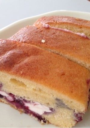 カシスとクリームチーズのパウンドケーキ-レシピのメイン写真