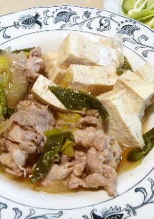 材料三つで！肉豆腐-レシピのメイン写真