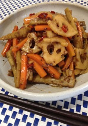 簡単☆太めシャキシャキきんぴら♪-レシピのメイン写真