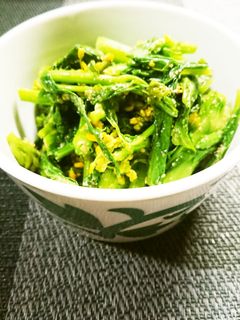 菜の花の胡麻和え-レシピのメイン写真