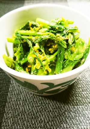 菜の花の胡麻和え-レシピのメイン写真