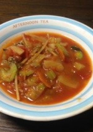野菜いっぱいミネストローネ-レシピのメイン写真