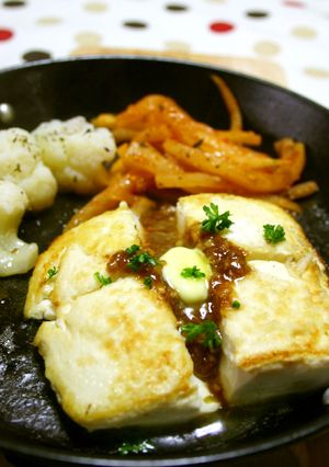 フルフル♡豆腐ステーキ≪蜂蜜クルミ味噌-レシピのメイン写真