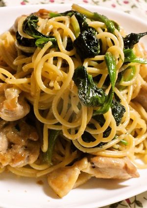 簡単☆塩麹と醤油のクリーミースパゲッティ-レシピのメイン写真