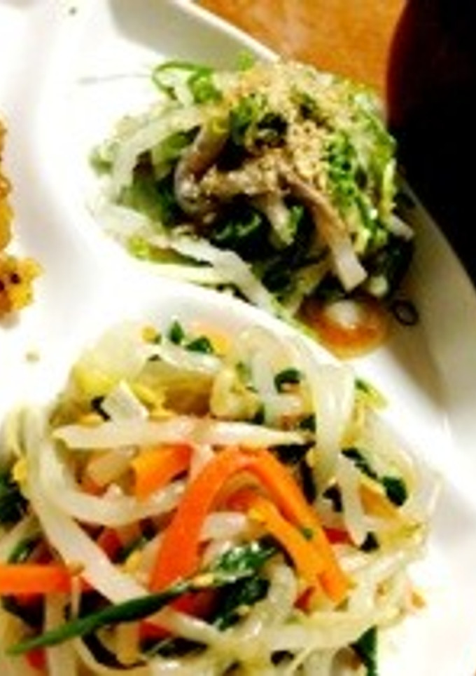 しゃきしゃき！3種の野菜ナムル-レシピのメイン写真