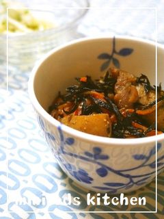 鶏肉とひじきの煮物-レシピのメイン写真