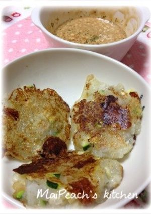 ズッキーニとレンコンの大根もち♡-レシピのメイン写真