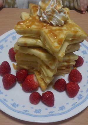 ふわふわパンケーキ-レシピのメイン写真