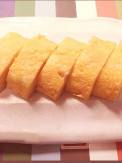 豆乳でふわふわ卵焼き-レシピのメイン写真