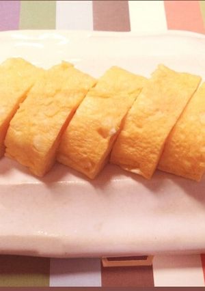 豆乳でふわふわ卵焼き-レシピのメイン写真