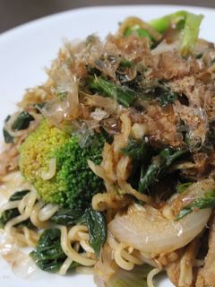 切干し大根で増量★インスタント焼きそば-レシピのメイン写真