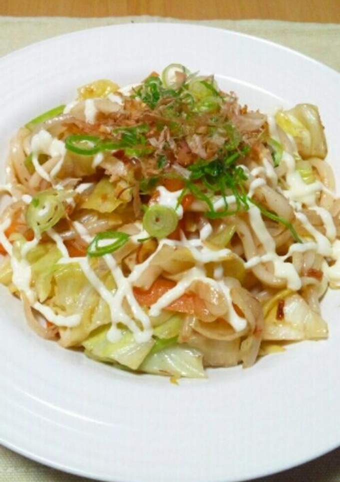 和風マヨ焼きうどん-レシピのメイン写真