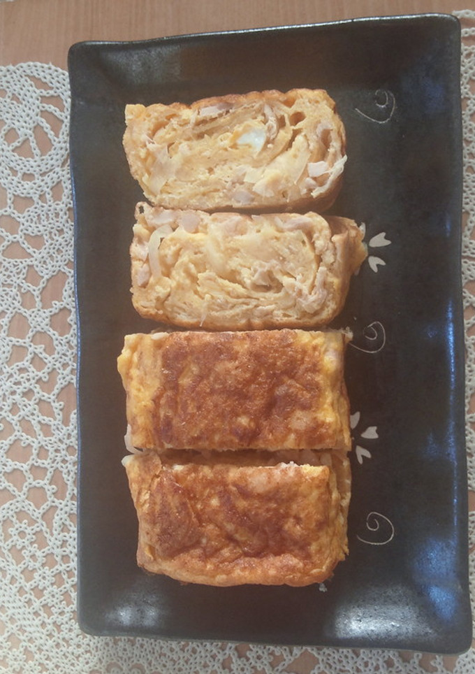 シーチキンとたまねぎの卵焼き-レシピのメイン写真