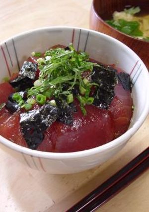 小さいまぐろ丼。-レシピのメイン写真