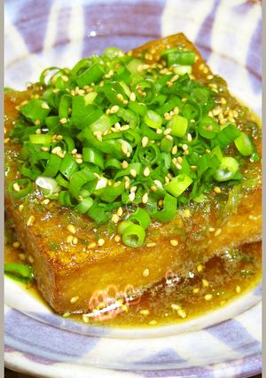 目指せ厚揚げ部門1位！にんにく塩バター味-レシピのメイン写真