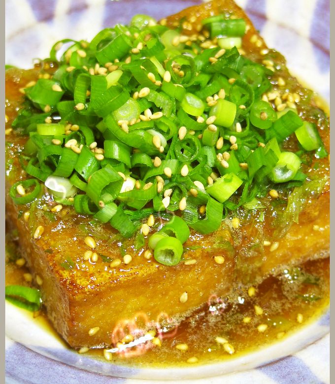 目指せ厚揚げ部門1位！にんにく塩バター味 by しるびー1978