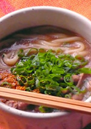 ひと味ちがうトロッと肉うどん-レシピのメイン写真