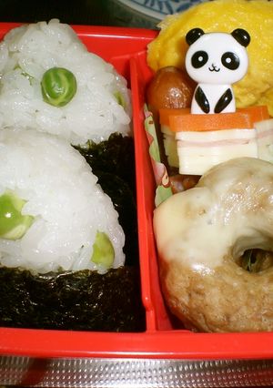 ☆シリコンドーナツ型でハンバーグ☆-レシピのメイン写真
